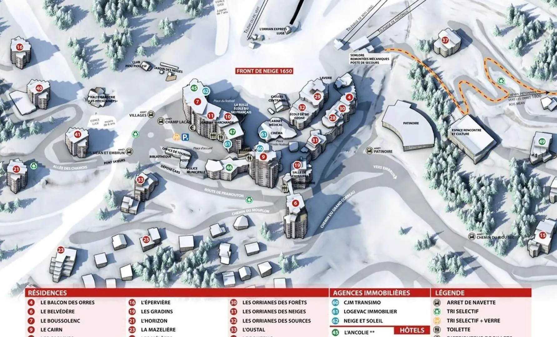 Apartment Residence Orr Des Neiges - Grand Appartement 6 Personnes Mae-3954 Le Melezet